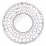 Круглое зеркало в белой декоративной раме Round White в интернет-магазине «Зеркала с подсветкой» фото